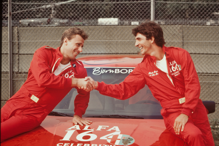 Borg_Rossi1.jpg - [it]Björn Borg e Paolo Rossi nel 1988[en]Björn Borg and Paolo Rossi